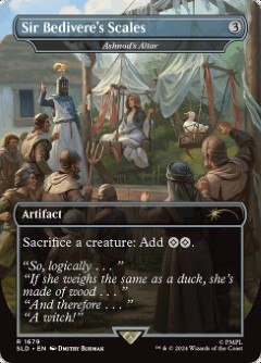 Ashnod's Altar - Sir Bedivere's Scales Secret Lair Drop - Monty Python Art
